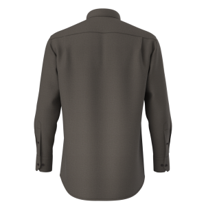 Men’s Mint Shirt Brown Cotton Linen Blended Casual Shirt Long Sleeve Comfortable Shirt For Men’s GTF190056