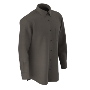 Men’s Mint Shirt Brown Cotton Linen Blended Casual Shirt Long Sleeve Comfortable Shirt For Men’s GTF190056