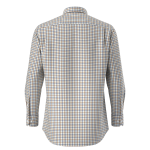 Custom Formal Shirt Yarn Dyed Oxford in Rayon from Bamboo Polyester Blended Office Shirt Lapel neck GTF190075