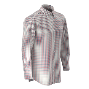 Men’s Shirt with Classical Oxford in Rayon from Bamboo Polyester Blended Casual Style Overhemd  GTF190076