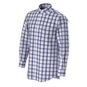 Men’s Sustainable Shirt with Bamboo Polyester Blended Poplin Soft Good hand feel Fitness shirt GTF190083