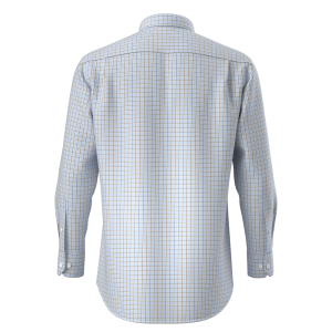 Economic and Reliable Stretch Fabric Mini Check Classic Formal Men’s Shirt for Office Work GTF190088