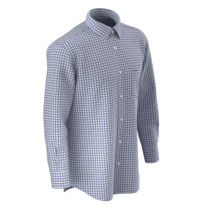 Elegant Blouse Causal Check Full Sleeve Men’s Shirt 100% Cotton Shirt for Daily Wear GTF190092