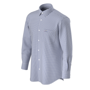 Elegant Blouse Causal Check Full Sleeve Men’s Shirt 100% Cotton Shirt for Daily Wear GTF190092