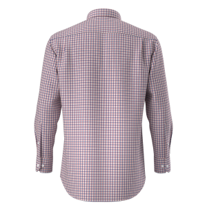 Classical Middle-Aged Menswear Mini Check Full Sleeve Men’s Shirt 100% Cotton Male’s Shirt for Dad GTF190093