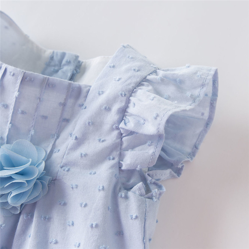 2021 Summer Children's Baby Dress New Style Stringy Selvedge Girls Princess Style Dress