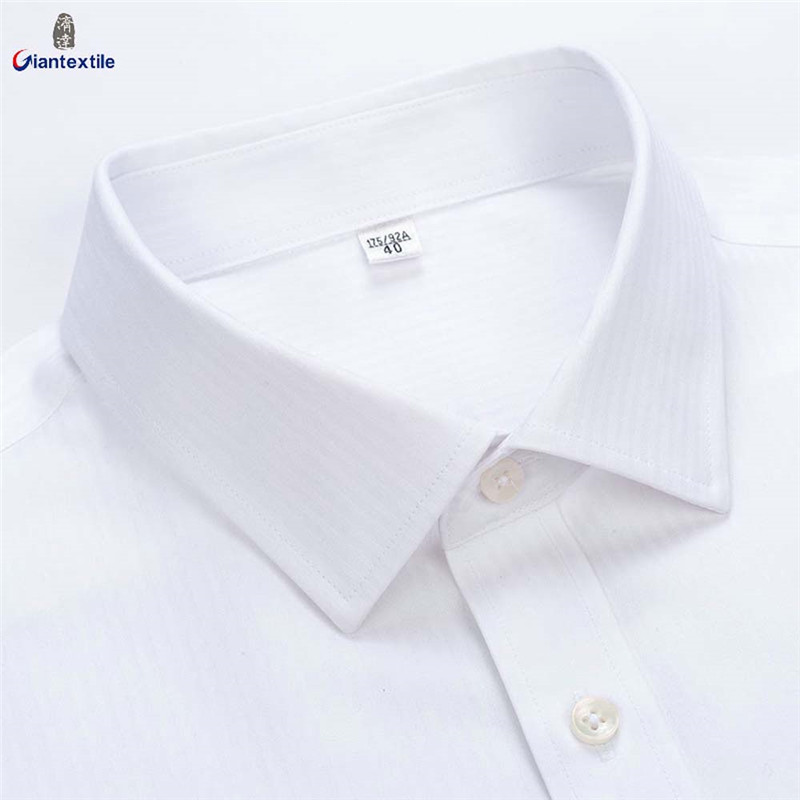 Ready to Ship Non Iron Men's Cotton Solid White Shirts Short Sleeve ...