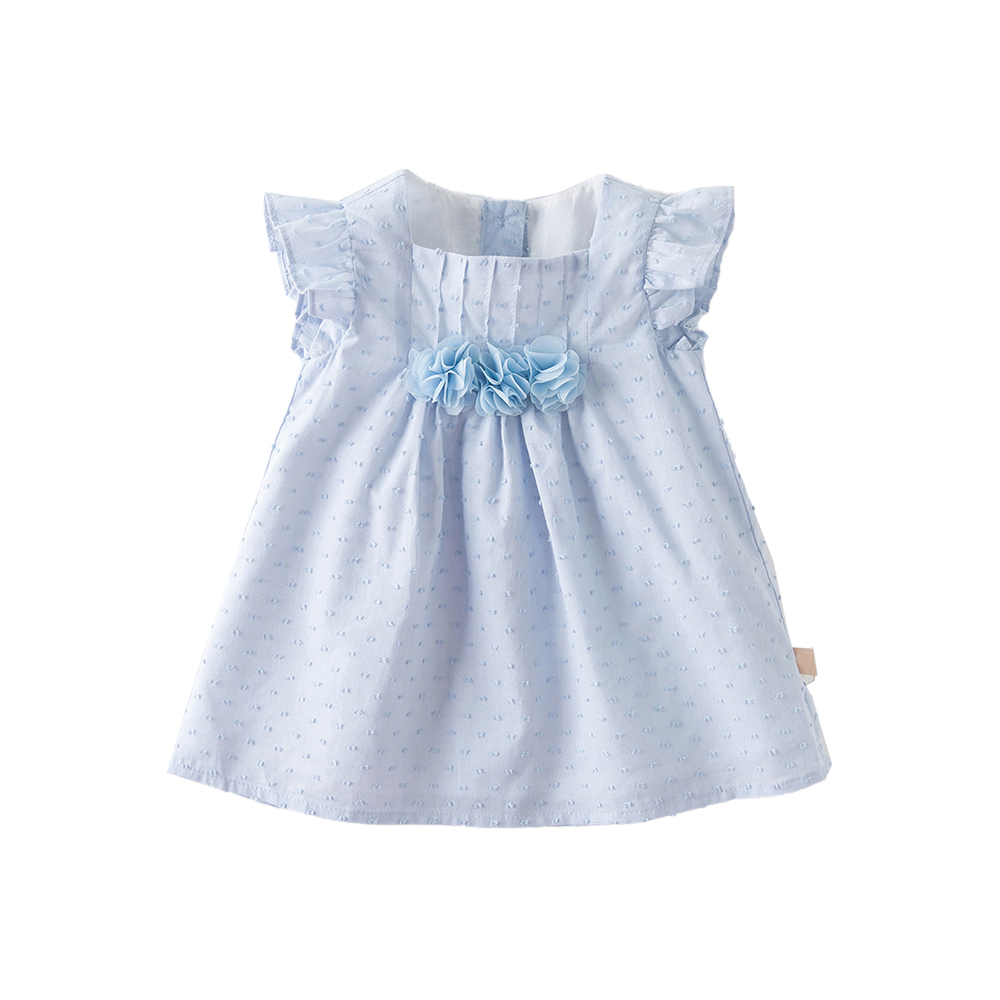 2021 Summer Children's Baby Dress New Style Stringy Selvedge Girls Princess Style Dress Featured Image