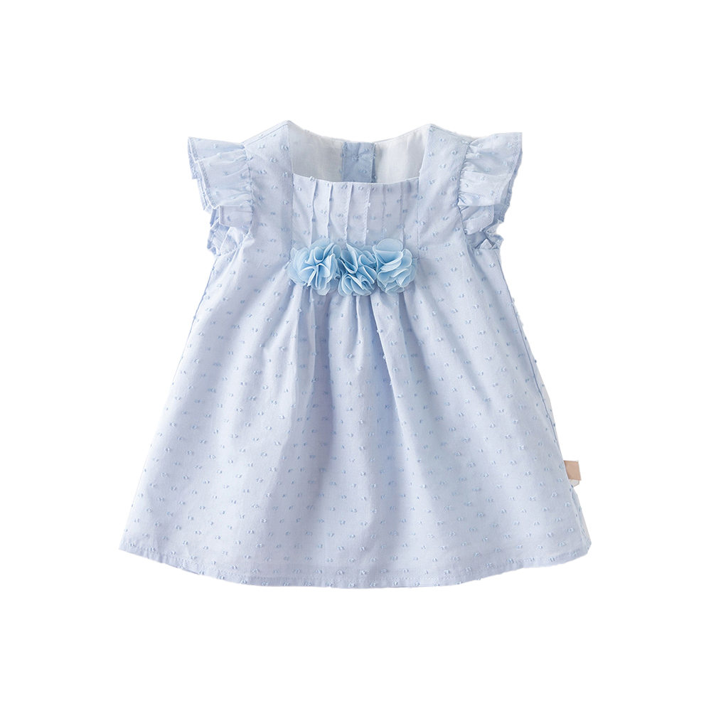 2021 Summer Children's Baby Dress New Style Stringy Selvedge Girls Princess Style Dress