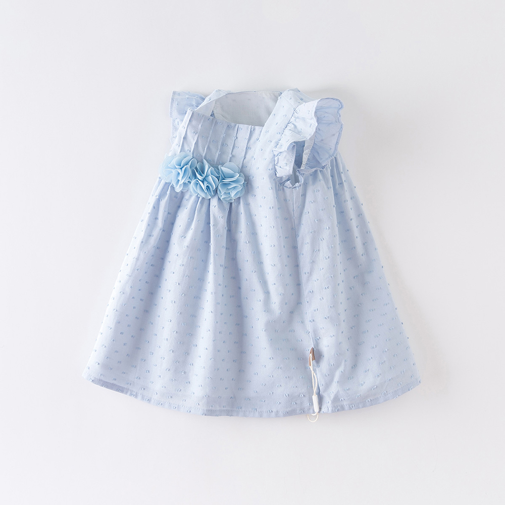 2021 Summer Children's Baby Dress New Style Stringy Selvedge Girls Princess Style Dress