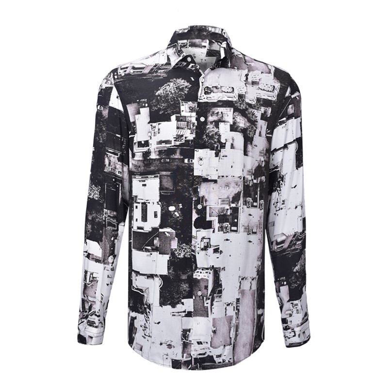 Men’s Shirt 100% Cotton Digital Print Latest Future Form Attractive Contemporary Premium Fashion Good Selling GTCW20190715-6