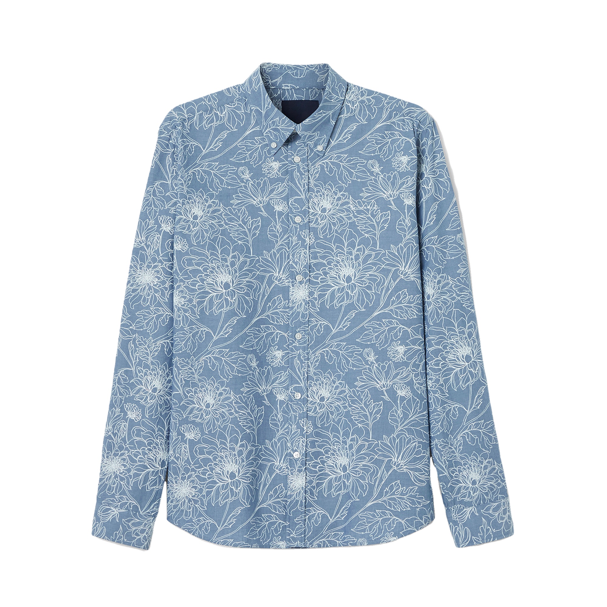 Men’s Print Shirt 100% BCI Cotton Daisy Flower Casual Nature Fashion Comfortable Hot Sale Top Quality GTCW107636G1