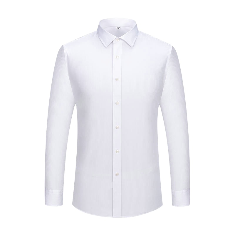 Ready to Ship 100% Cotton Men's Solid White Herringbone Shirts Anti ...