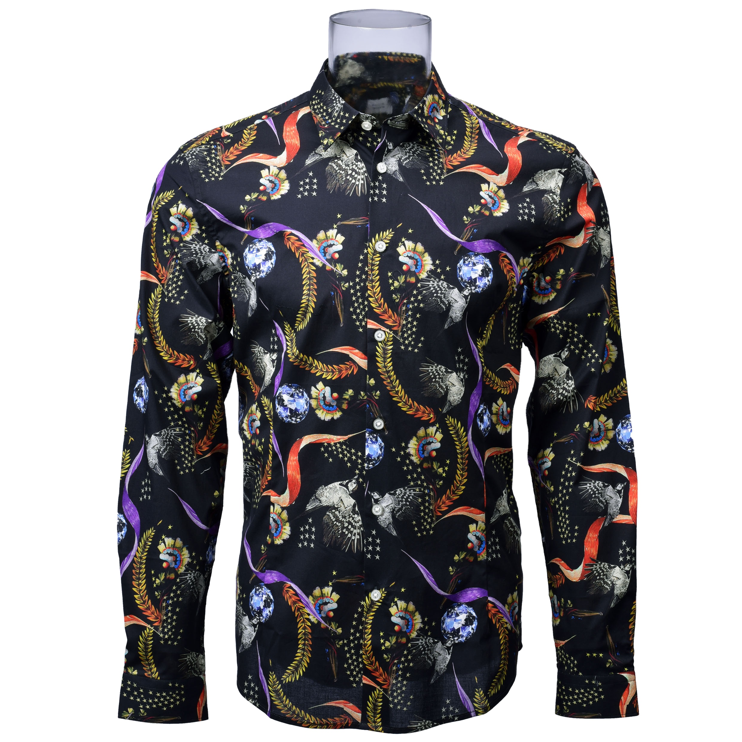 Trendy 2021 New Style Men’s Sublimation Print Gent Flower and Animal shirt for men GTCW20190920-07