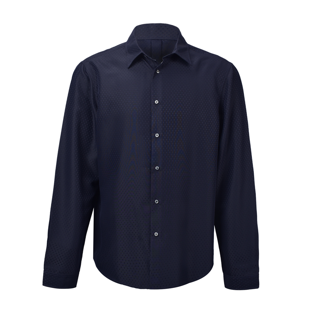 Men’s Casual Shirt Moisture Wicking Finish  Fancy Long Sleeve Shirt For Men AGUS OPTION3