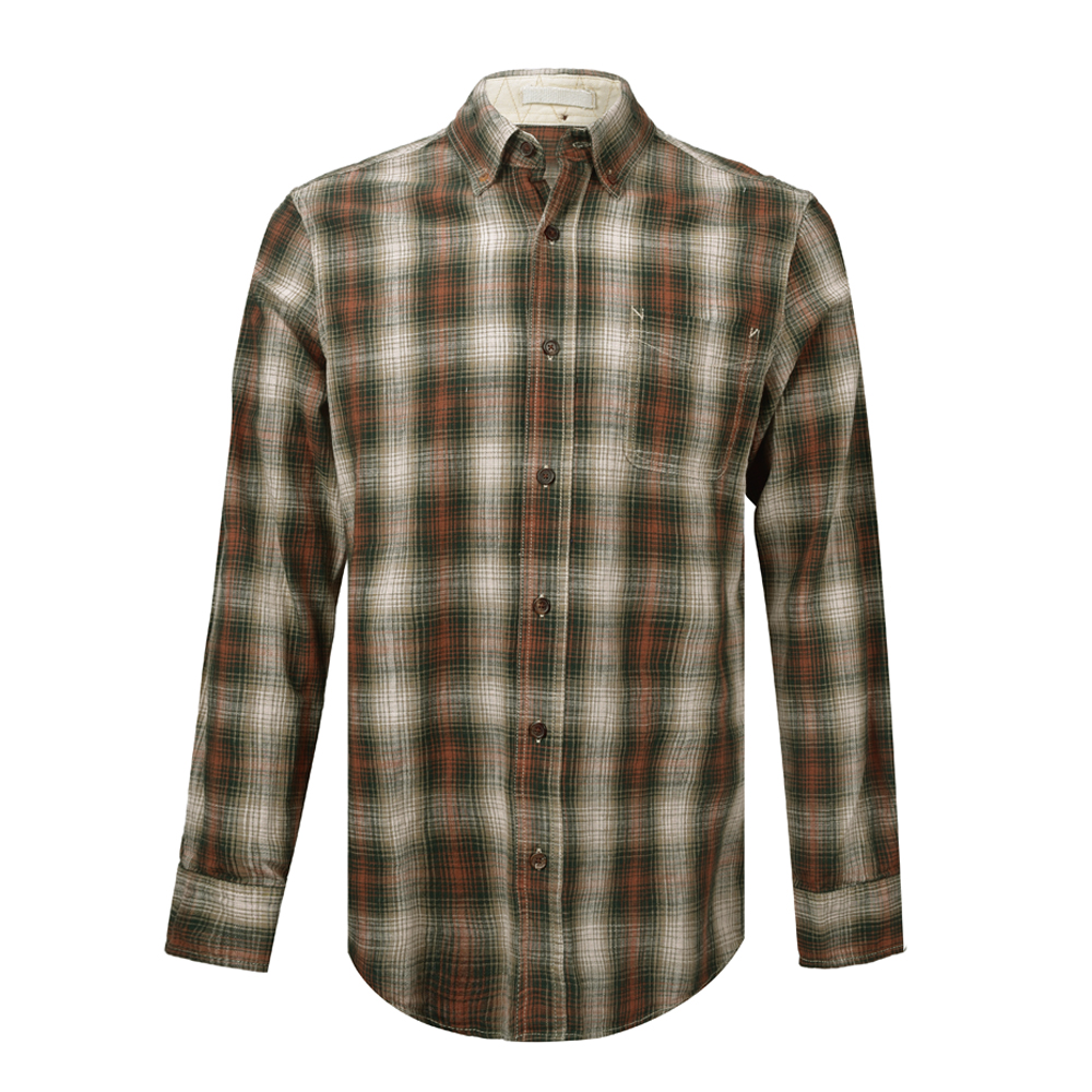 Men’s Shirt 100%Cotton Casual Shirt Check Full Sleeve Durable Comfortable Good Quality For Direct Sale GTCW106088G1