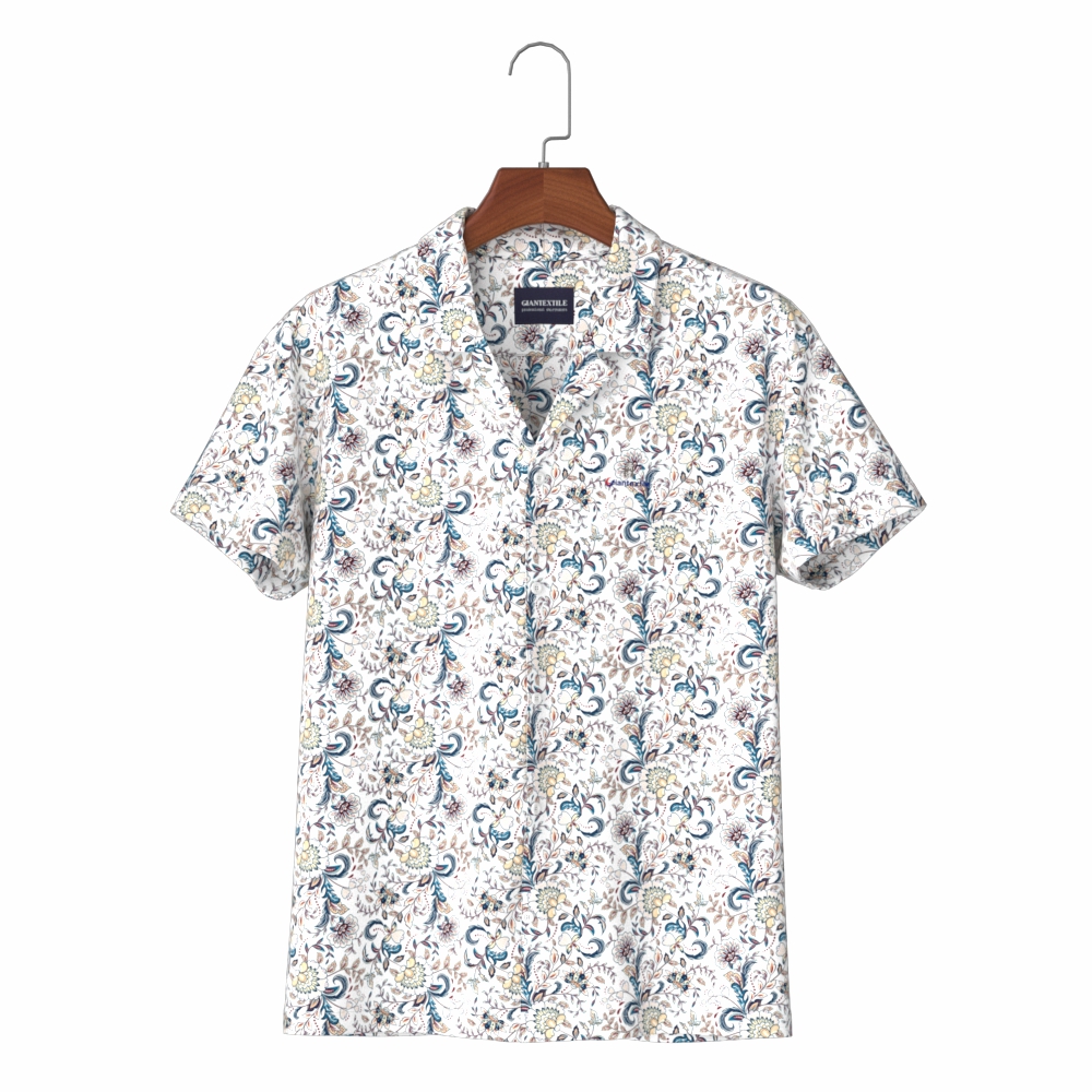 Fancy Summer Digital Print Holiday Vacation Men’s Hawaiian Shirt Young People Aloha Shirt GT20210709-03